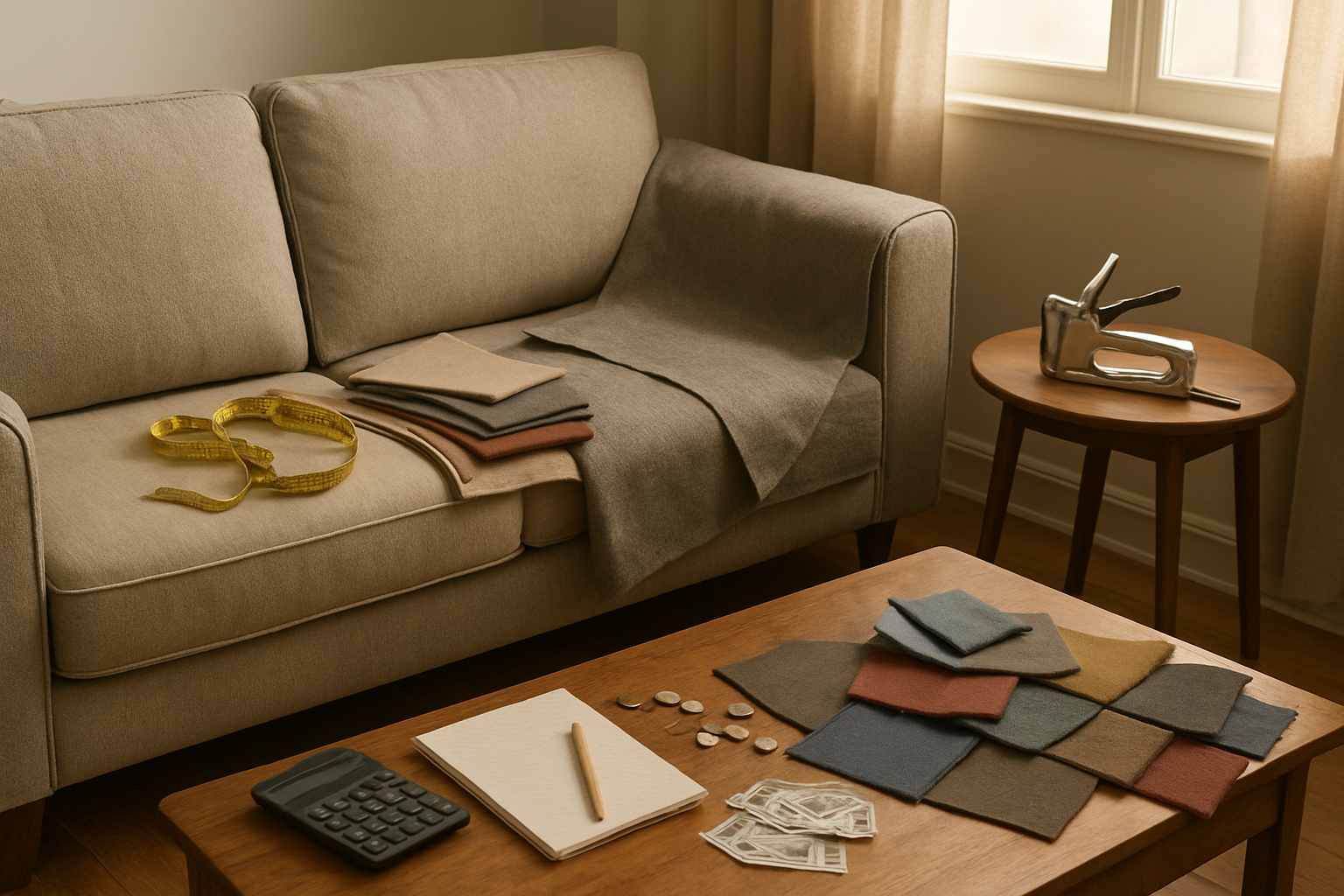 طرق توفير المال عند تنجيد الكنب